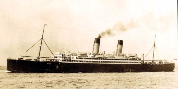 S.S. `Doric` In Mid-Ocean [1898]