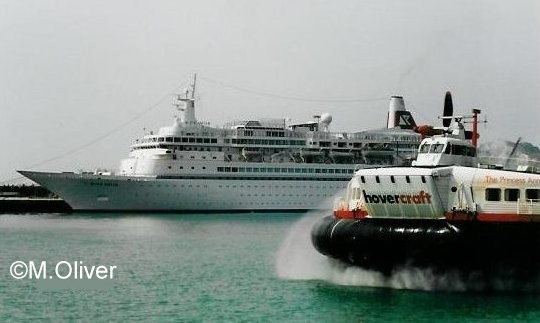 Two classic vessels at Dover (Black Watch and Princess Anne)